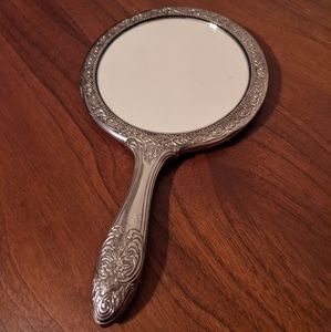 Vintage Silverplated Hand Mirror